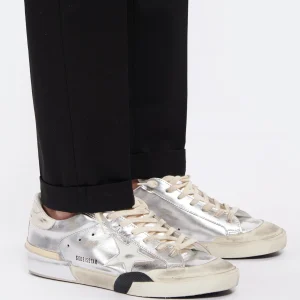 en ligne officielle GOLDEN GOOSE Baskets Homme Superstar Cuir Argenté Blanc 17