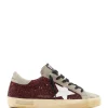 Nouvelle tendance GOLDEN GOOSE Baskets Superstar Cuir Bordeaux Taupe Blanc 20