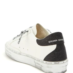 online boutique GOLDEN GOOSE Baskets Hi Star Cuir Blanc Noir 12