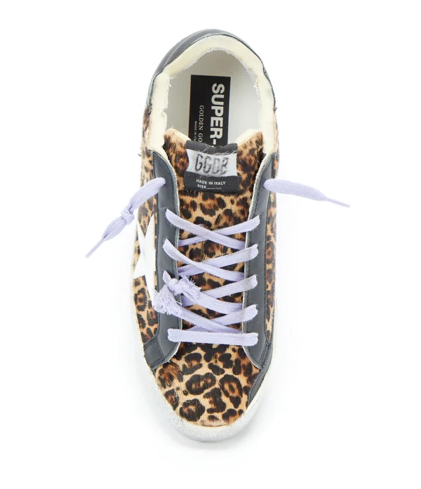 GOLDEN GOOSE Baskets Superstar Cuir Léopard mode pas chere 3