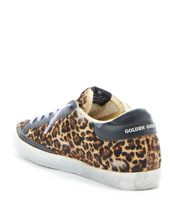 GOLDEN GOOSE Baskets Superstar Cuir Léopard mode pas chere 4