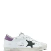 se précipiter pour acheter GOLDEN GOOSE Baskets Superstar Cuir Blanc Lilas 14