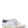 GOLDEN GOOSE Baskets Enfant Superstar Cuir Blanc Bleu en ligne 16