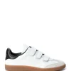 ISABEL MARANT Baskets Beth Cuir Blanc Large choix en ligne 14