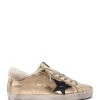 prix de gros GOLDEN GOOSE Baskets Superstar Mouton Cuir Doré 26