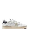 Les achats en ligne GOLDEN GOOSE Baskets Homme Stardan Cuir Blanc Noir 22