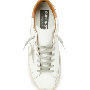 REMISE allant jusqu. GOLDEN GOOSE Baskets Superstar Cuir Blanc Marron 12