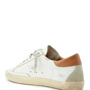 REMISE allant jusqu. GOLDEN GOOSE Baskets Superstar Cuir Blanc Marron 14