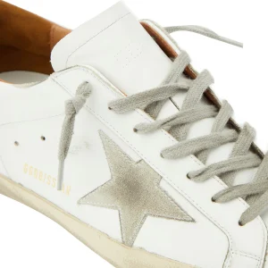 REMISE allant jusqu. GOLDEN GOOSE Baskets Superstar Cuir Blanc Marron 16