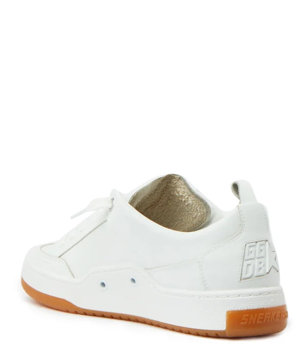 GOLDEN GOOSE Baskets Yeah Cuir Blanc styles dernier cri 3