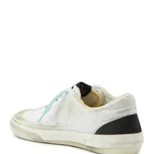 GOLDEN GOOSE Baskets Homme Superstar Toile Blanc Noir magasin en ligne 10