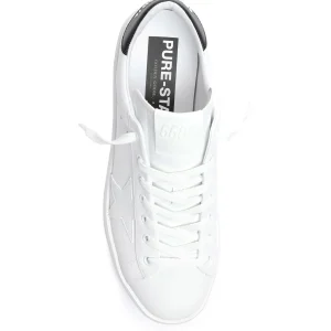 prix le plus bas GOLDEN GOOSE Baskets Homme Pure Star Cuir Blanc Noir 8