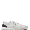 GOLDEN GOOSE Baskets Homme Superstar Cuir Suédé Signature Blanc Argenté économies garanties 23