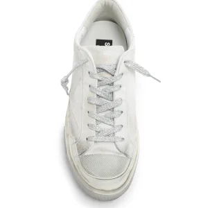 GOLDEN GOOSE Baskets Homme Superstar Cuir Suédé Signature Blanc Argenté économies garanties 8