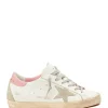 GOLDEN GOOSE Baskets Superstar Cuir Blanc Rose Pâle Meilleur Prix 22