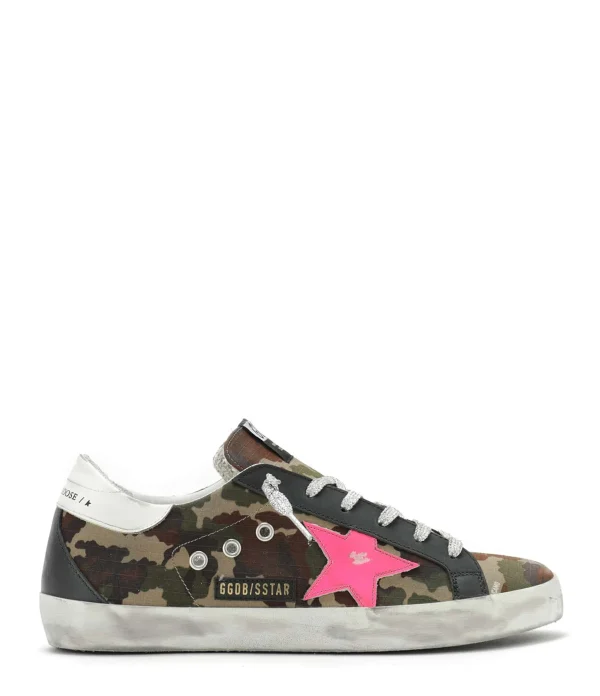 GOLDEN GOOSE Baskets Superstar Cuir Militaire Meilleur Prix Garanti 1