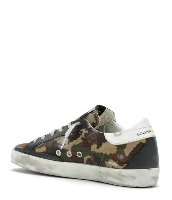 GOLDEN GOOSE Baskets Superstar Cuir Militaire Meilleur Prix Garanti 4