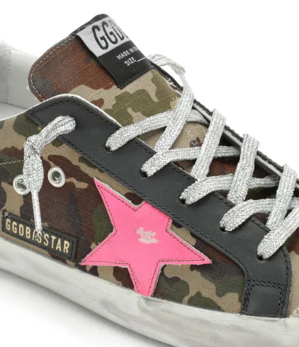 GOLDEN GOOSE Baskets Superstar Cuir Militaire Meilleur Prix Garanti 5