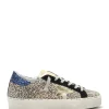 GOLDEN GOOSE Baskets Hi Star Cuir Suédé Léopard Officielle 25