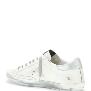 GOLDEN GOOSE Baskets Superstar Cuir Laminé Blanc solde en ligne 13