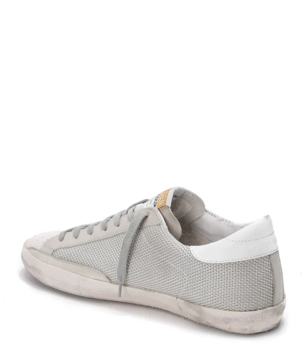 GOLDEN GOOSE Baskets Superstar Maille Argenté magasin 3