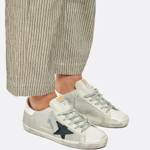 GOLDEN GOOSE Baskets Superstar Maille Argenté magasin 19