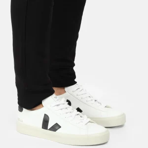 VEJA Baskets Campo Chromefree Cuir Blanc Noir boutiqued pas cher 17