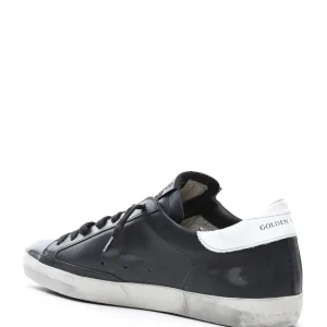 prix pas cher GOLDEN GOOSE Baskets Homme Superstar Cuir Noir Blanc 12