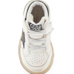 REMISE allant jusqu. GOLDEN GOOSE Baskets Bébé Sky Star School Cuir Blanc Noir 8