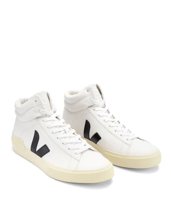 prix abordable VEJA Baskets Minotaur Chromefree Cuir Blanc Noir 3