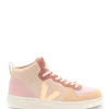 grand choix VEJA Baskets V-15 Suédé Multicolore Peach 16