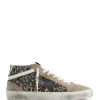 magasins pas chers GOLDEN GOOSE Baskets Mid Star Cuir Léopard 38