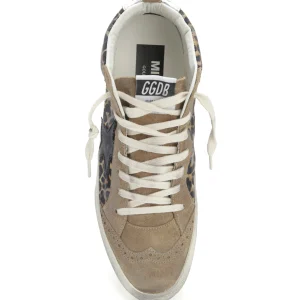 magasins pas chers GOLDEN GOOSE Baskets Mid Star Cuir Léopard 10