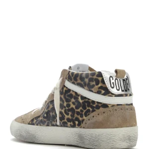 magasins pas chers GOLDEN GOOSE Baskets Mid Star Cuir Léopard 12