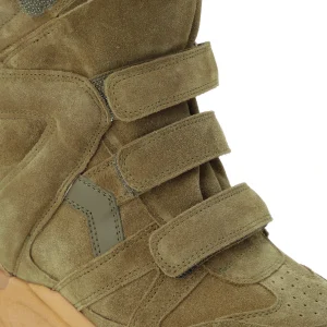 ISABEL MARANT Baskets Balskee Cuir Kaki livraison la plus rapide 20