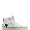 GOLDEN GOOSE Baskets Slide Cuir Blanc Achat 26