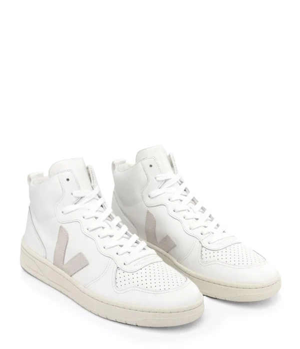 VEJA Baskets V-15 Cuir Extra Blanc Livraison internationale 3