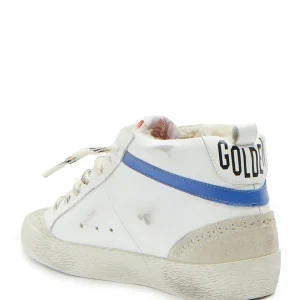 GOLDEN GOOSE Baskets Mid Star Cuir Blanc Glitter mode 11