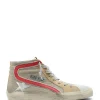 offre spéciale GOLDEN GOOSE Baskets Homme Slide Cuir Beige Rouge 22