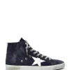 excellent qulity GOLDEN GOOSE Baskets Francy Cuir Suédé Bleu Nuit 16