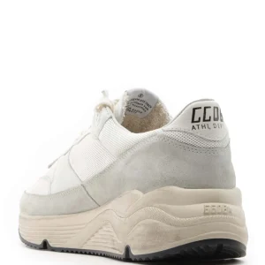 GOLDEN GOOSE Baskets Homme Running Sole Cuir Blanc Ivoire Noir soldes en ligne 10