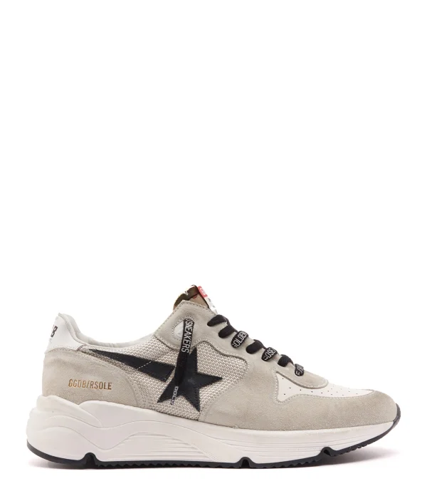 GOLDEN GOOSE Baskets Homme Running Sole Gris Blanc Large choix en ligne 1