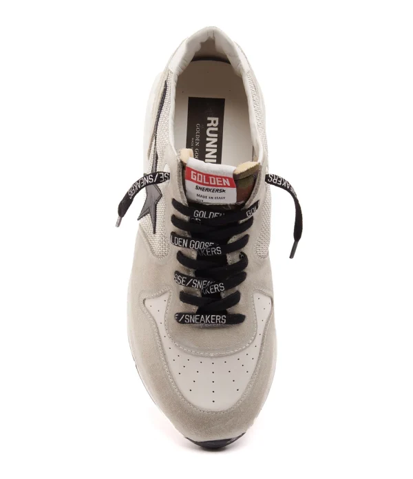 GOLDEN GOOSE Baskets Homme Running Sole Gris Blanc Large choix en ligne 3