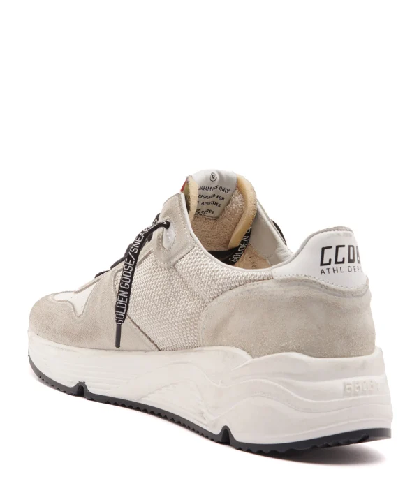 GOLDEN GOOSE Baskets Homme Running Sole Gris Blanc Large choix en ligne 4