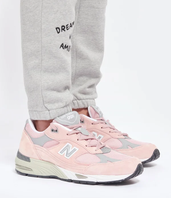 NEW BALANCE Baskets 991 Rose site pas cher 6