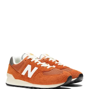 NEW BALANCE Baskets 574 Orange excellents soldes 14