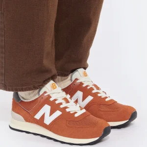 NEW BALANCE Baskets 574 Orange excellents soldes 16