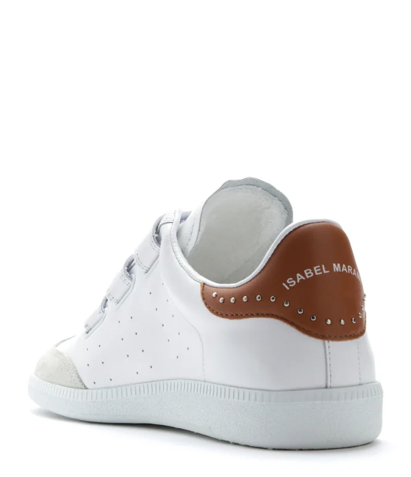 ISABEL MARANT Baskets Beth Cuir Naturel fashioniable 4