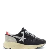 officiel GOLDEN GOOSE Baskets Homme Running Toile Noir Gris 23