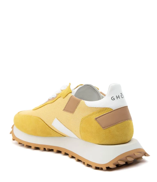 Meilleur Prix Garanti GHOUD VENICE Baskets Rush One Low Mesh Jaune Beige, Collaboration Ghoud X Lesyanebo 4